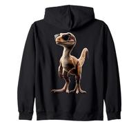 Raptor Velociraptor Dinosauro Amo i Dinosauri Raptor Felpa con Cappuccio