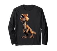 Raptor Velociraptor Dinosauro Amo i Dinosauri Raptor Maglia a Manica