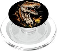 Raptor Velociraptor Dinosauro Amo i Dinosauri Raptor PopSockets PopGrip per MagSafe
