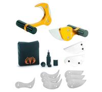 RaptoRazor Alluminio Anodizzato Big Game Skinner & Mano Caccia Coltello Combo