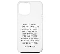 Rapture & Second Coming Gospel of Jesus - Matthew 24:6 Custodia per iPhone 12 Pro Max