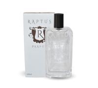 RAPTUS XIX - 100 ml Parfum Unisex Ambrato e Gourmand | Profumo Intenso con Caffè, Rosa e Vaniglia | Packaging Bianco Elegante - Formato 100 ml