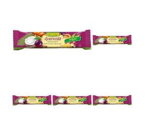 Rapunzel, Barretta alla frutta ayurveda bio, 40g (Confezione da 5)