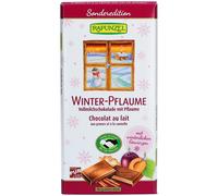 Rapunzel - Cioccolato al latte con prugne invernali 80 g Cioccolato