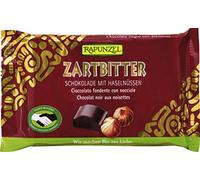 Rapunzel Cioccolato Fondente con Nocciole Intere 100g BIO