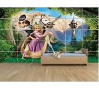 Rapunzel Disney Tangled Principessa Movie Gigante locandina Stanza Bambini