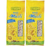 Rapunzel, Muesli al naturale bio, senza zuccheri, 750g (Confezione da 2)