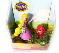 Rapunzel Raperonzolo e Camaleonte Pascal Rosso Statuina Bullyland 9cm 11702