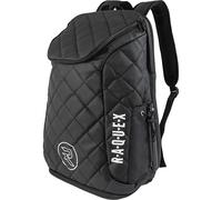 Raquex Elite - Zaino per racchette, trapuntato, in ecopelle, per tennis, badminton, paddle, squash e altro, borsa sportiva di lusso con fodera termica con scomparto per scarpe, per uomo e donna