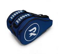 Raquex Engage 2 - Borsa per racchette da padel - Maniglia per il trasporto + doppia tracolla (stile zaino) - Fodera termica, scomparto per scarpe, contenitore centrale (blu)