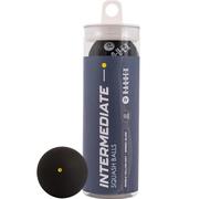 Raquex Palline da Squash, Tubo da 3-4 Velocità: Punto Doppio Giallo da Competizione, Singolo Punto Giallo per Avanzati, Rosso per Principianti, Blu per Juniores