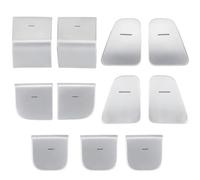 RAQXOLPB Auto Pulsanti Adesivi Kit Compatibile con Tesla per Model 3 2017 2018 2019 2020 Adesivo per Pulsante Interruttore Alzacristalli Auto Pannello di Apertura Portiera Accessori Traslucidi