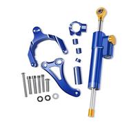 RAQXOLPB Compatibile con GSXS750 2017 2018 2019 2020 2021 2022 2023 2024 Accessori per Motociclette Staffa di Montaggio per Ammortizzatore di Sterzo in Carbonio Raddrizzatore(Blue)
