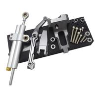 RAQXOLPB Compatibile con per MT-09 per Tracer 2015 2016 2017 Ammortizzatore di Sterzo Stabilizzatore per Moto con Kit Staffa di Montaggio Raddrizzatore(4)
