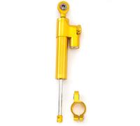 RAQXOLPB Compatibile con per MT07 per FZ07 2020-2023 Kit Montaggio per Staffa Stabilizzazione Dell'ammortizzatore per Moto CNC Ammortizzatori Sterzo in Carbonio per Moto Raddrizzatore(Yellow-Yellow)