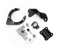RAQXOLPB Compatibile con per MT07 per FZ07 2020-2023 Kit Montaggio per Staffa Stabilizzazione Dell'ammortizzatore per Moto CNC Ammortizzatori Sterzo in Carbonio per Moto Raddrizzatore(Black Bracket)