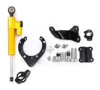RAQXOLPB Compatibile con per MT07 per FZ07 2023 2022 2021 2020 Kit di Montaggio per Staffa Stabilizzatrice Ammortizzatore Sterzo Moto Raddrizzatore(Yellow)