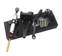 RAQXOLPB Compatibile con per MT09 2013 2014 2015 2016 2017 2018 2019 2020 Ammortizzatore di Sterzo Stabilizzatore per Moto CNC per Montaggio su Staffa Raddrizzatore(Yellow Set)