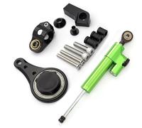 RAQXOLPB Compatibile con per ZX636 per ZX-6R 2005-2006 Motociclette Supporto di Montaggio per Ammortizzatore di Sterzo Stabilizzatore Kit Set Raddrizzatore(Green Set)