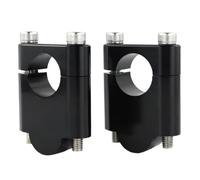 RAQXOLPB Riser per Manubrio Moto Compatibile con CB1300 1998-2023 per CBF 1000 2006-2018 per CBF 500 600 2004-2007 22mm 7/8 "Riser Manubrio Montaggio Fat Bar Riser Morsetto Moto(Black,40mm)