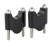 RAQXOLPB Riser per Manubrio Moto Compatibile con Ducati per Monster S2R 2006-2009 per Monster per S4R 2002-2009 28mm 1 1/8" Manubrio Fat Bar Mount Riser Riser per Manubrio(Black,40mm)