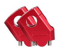 RAQXOLPB Riser per Manubrio Moto Compatibile con per G310GS per G310R Accessori per Montaggio su Morsetto per Barra Rialzata per Manubrio per Moto(Red,22mm)