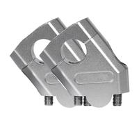 RAQXOLPB Riser per Manubrio Moto Compatibile con per G310GS per G310R Accessori per Montaggio su Morsetto per Barra Rialzata per Manubrio per Moto(Silver,22mm)
