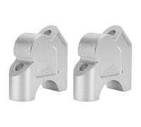 RAQXOLPB Riser per Manubrio Moto Compatibile con per R1200GS LC 2013-2018 per R1200GS per ADV 2014-2018 Riser Manubrio Moto 32MM Adattatore Prolunga Morsetto Manubrio Drag(Silver,Type 1)