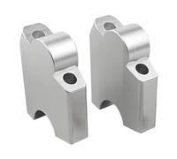 RAQXOLPB Riser per Manubrio Moto Compatibile con per Tenere 700 per XT700Z 2019 2020 1-1/8" Riser Manubrio Moto Alluminio 0.9" Arretrato 2" Riser Manubrio(Silver)