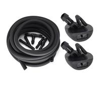 RAQXOLPB Ugello Tegricristallo Compatibile con Peugeot 206 206 + 407 Kit di Spruzzatori per Tubi Flessibili per Tergicristalli Anteriori 6438J2 6438E6 6438AV 6438W2 6438Z1(Nozzle And 2m Hose)