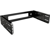RAR200BL Lanview by Logon 19'' 2U Adjustable Depth Open Frame Rack Wall Mount RA
