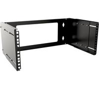 RAR205BL Lanview by Logon 19'' 4U Adjustable Depth Open Frame Rack Wall Mount RA
