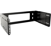 RAR235BL Lanview by Logon 19'' 3U Adjustable Depth Open Frame Rack Wall Mount RA