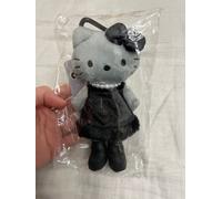 Rara mascotte Hello Kitty Black Angel gamba lunga stile perla Giappone da...