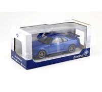 RARA Nissan Skyline GT-R R34 Bayside blu 1999 a 1/18 di Solido S1804301