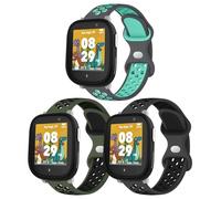 Raradev 3 bracelets in silicone per bambini, compatibili con Xplora X6 Play, cinturino di ricambio sportivo traspirante, morbido per Xplora X6 Play/Xplora X6 Pro/Anio6/Anio5, bambini, ragazze, ragazzi