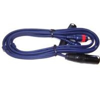 RARAION 2x Cavo XLR a 3 Pin per 2x RCA, 1,5m, Blu
