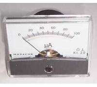 RARAION - Misuratore da pannello analogico, corrente continua, da 0µA a 100µA