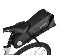 Rarapop Borsa da sella per bicicletta, piccola borsa da sellino, impermeabile, leggera e portatile, per mountain bike e bici da strada (stile B)