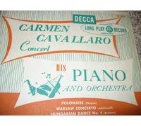 Rare 10" LP: Carmen Cavallaro Concert: His Piano and Orchestra