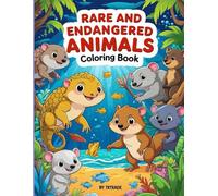 Rare and Endangered Animals Coloring Book: Fun and Educational Coloring for Kids