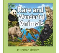 Rare and Wonderful Animals: Color, Learn and explore Endangered species from around the world | Discover Rare and Endangered Animals with Educational ... Wildlife Coloring Book for Kids Ages 4+