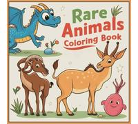 Rare animals: Coloring book