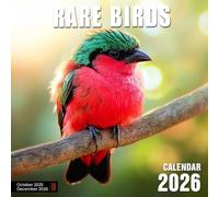 Rare Birds 2026 Calendar: Hard-to-find feathers shown in all their wild glory