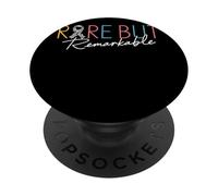 Rare But Remarkable Zebra Ribbon Consapevolezza Malattie PopSockets PopGrip Adesivo