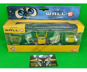 Rare DICKIE TOYS SIMBA DISNEY PIXAR WALL-E WALL E RACING FIVE ROBOT SET NEW MISB