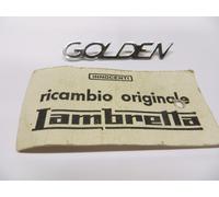 RARE orig.lambretta D'ORO SPECIAL " " Cromo gamba protezione STEMMA FANALI