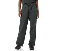 rare/self Pantaloni All Gender, in Twill, a Gamba Larga, Stile Pull-On, Nero (Off Black), 5