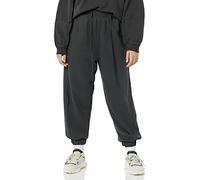 rare/self Pantaloni Jogger All Gender, con Cuciture a Vista, in Maglia di Spugna, Nero (Off Black), 8