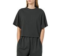 rare/self T-shirt All Gender, a Girocollo, con Taglio Squadrato, in Jersey, Nero (Off Black), 1